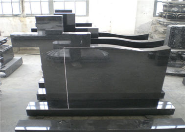 Porcellana Multi granito cristiano trasversale nero di colore del monumento e della pietra tombale fornitore