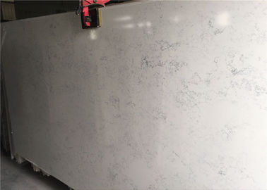 Porcellana Trattamento di superficie lucidato quarzo bianco artificiale di Carrara della lastra del quarzo fornitore