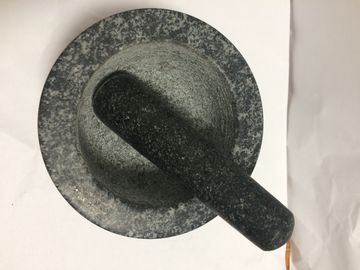Porcellana Mortaio e pestello di pietra naturali del granito per gli strumenti degli alimenti della spezia della macinazione della cucina fornitore