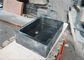 Bacino grigio scuro del bagno del granito, lavandino di pietra rettangolare di qualità superiore fornitore