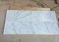Superficie lucidata mattonelle di pietra naturali di marmo bianche su misura di Carrara fornitore